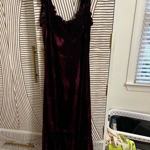 Reformation Antoinette Tie Strap Dress